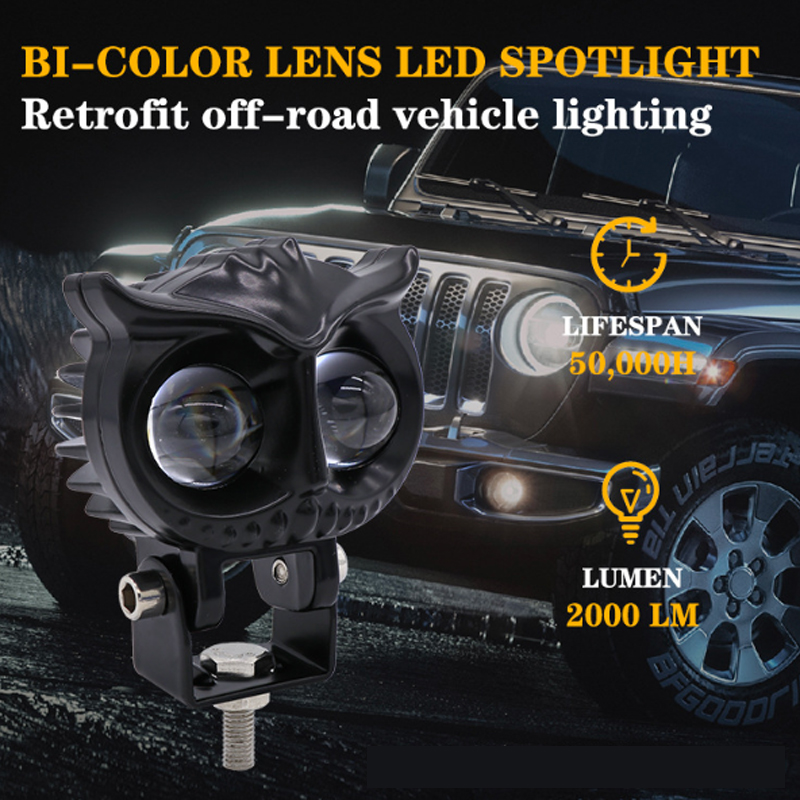 Sorotan Sepeda Motor LED 2000lm