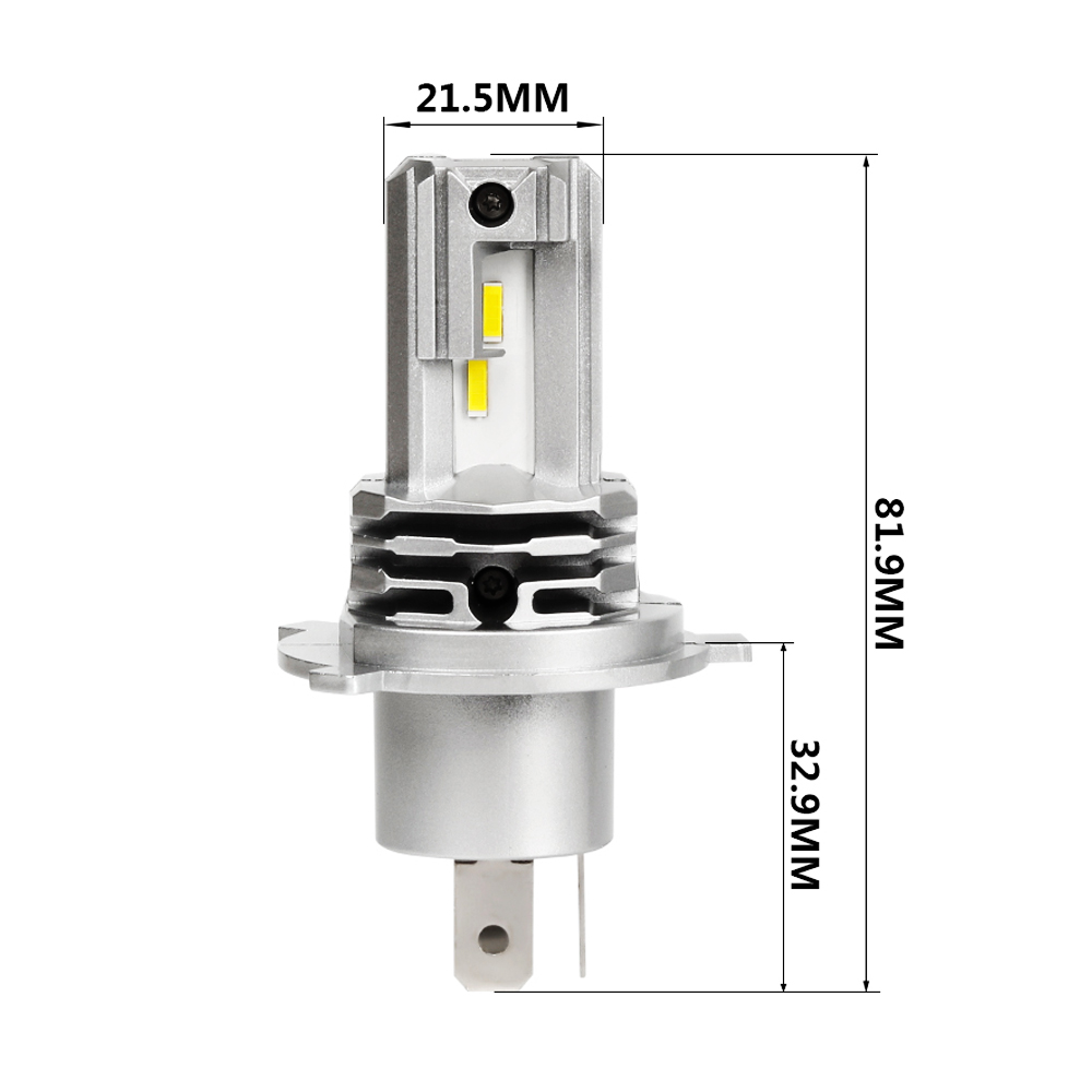 Plug And Play Motor Bohlam Lampu Depan LED H4