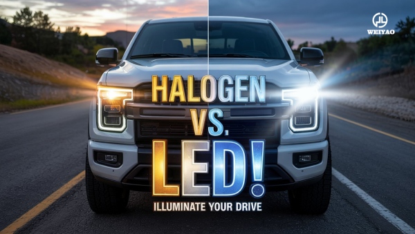 Lampu Lampu LED Halogen vs: Mana yang lebih baik untuk truk?