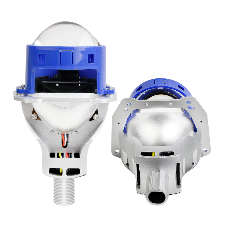 Balok Low Balok Motor Mobil Universal Balok Tinggi 156W 3 Inch 3 Inch Dual Cup Projector Lensa Lensa Lensa Bola lampu