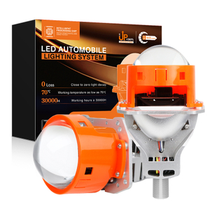 Piala ganda 3.0 inci Auto BI LED Projector Lensa Lensa Lensa 110W 6000K 11000lm LED CAR Bulbs