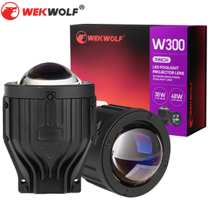 3,0 inci BI LED Proyektor Lensa Lampu LED LED dengan Kit Retrofit Headlight Reflektor Ganda