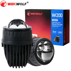 Grosir 2-Inch Direct Direct Balok Ganda BI Proyektor Lensa LED FOG Light for Car