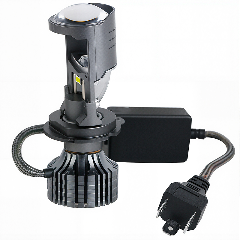 Lampu Mobil LED 80W/100W Tahan Air dengan Lensa Proyektor Mini H4 H4 