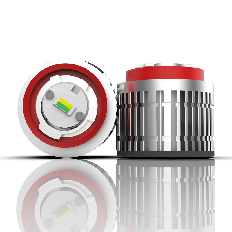 Grosir 24W 3000LM Warna Ganda 3000K Amber Kuning Putih 6000K Mini Lampu Kabut LED untuk Toyota