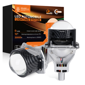 Seri T11 | 3,0 inci daya tinggi 110W/156W cangkir ganda Lensa Proyektor Lensa Lampu LED dengan Balok Hi/Lo