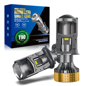 Seri T90Pro | H4/9003/HB2 LED Headlight Bulbs dengan Lensa Proyektor Mini HI/LO Beam 