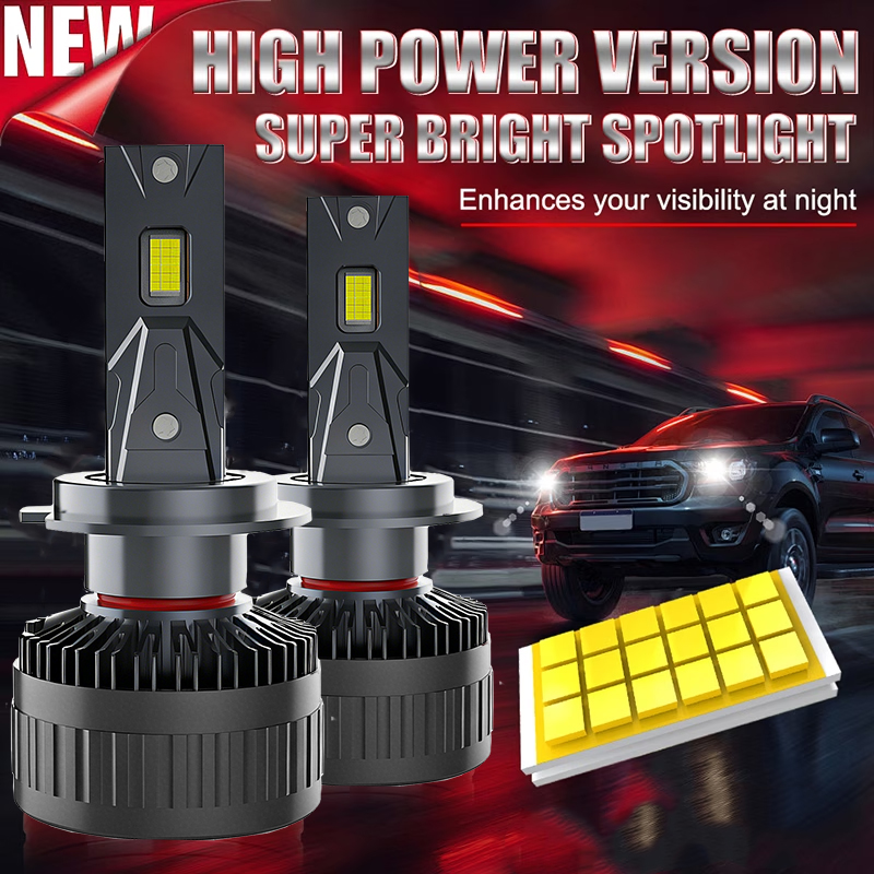 Aksesori Mobil Otomatis Peningkatan M18 130W 13000LM 6000K Bohlam Lampu Mobil 9005 9006 H1 H4 H7 H11 Bohlam Lampu Depan Led Mobil