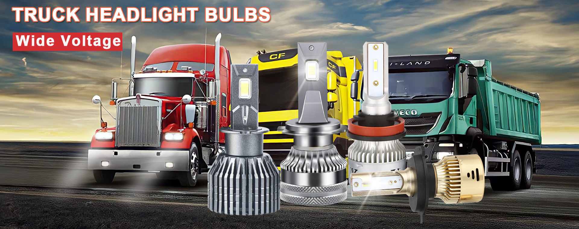 Truck LED headlight bulb