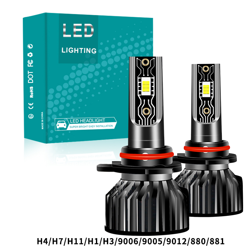 Seri V2T | Jual Hot Daya Rendah 60W 6000LM Tahan Air 12V LED Lampu Depan Mobil OEM/ODM