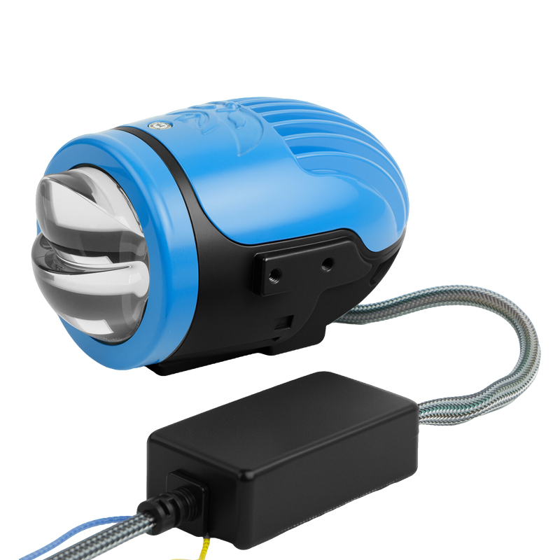 Aplikasi Remote Kontrol Berkualitas Tinggi Baru 2-Inch Dual Beam Projector Lensa LED Fog Light