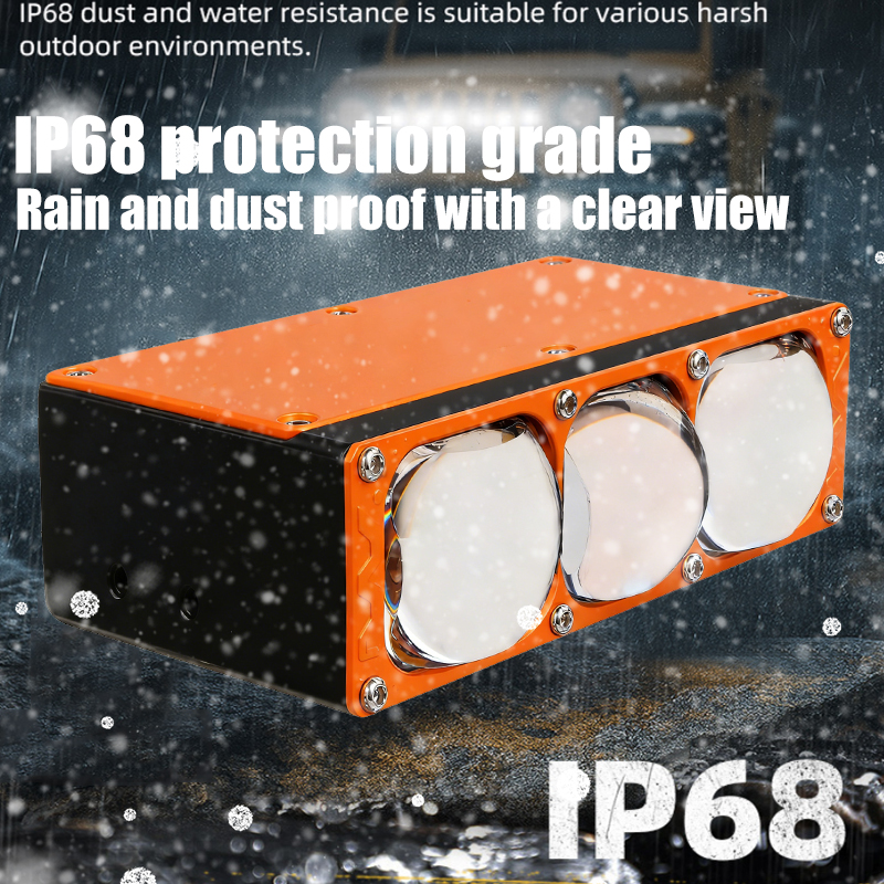 Lampu Kisi Mobil Proyektor Led Bi 3 Lensa 85W, Lampu Sorot Tinggi Rendah, Lampu Kisi Depan Pendingin Kipas Ganda, Lampu Tambahan untuk Truk Kendaraan Off-Road SUV