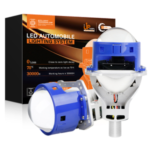 Balok Low Balok Motor Mobil Universal Balok Tinggi 156W 3 Inch 3 Inch Dual Cup Projector Lensa Lensa Lensa Bola lampu