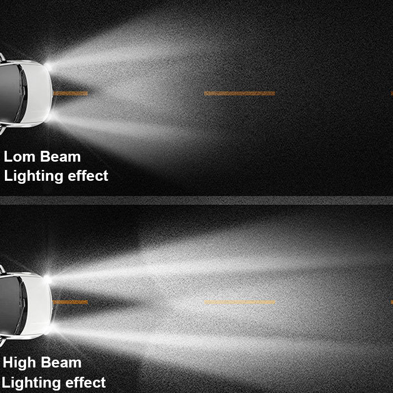 Grosir Bohlam Lampu Depan Mobil LED 12V Tahan Air Chip COB 4800LM 48W Super Terang