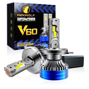 Penampilan Novel Super Bright 240W 24000LM LED Car Lampu Mobil V60 H4