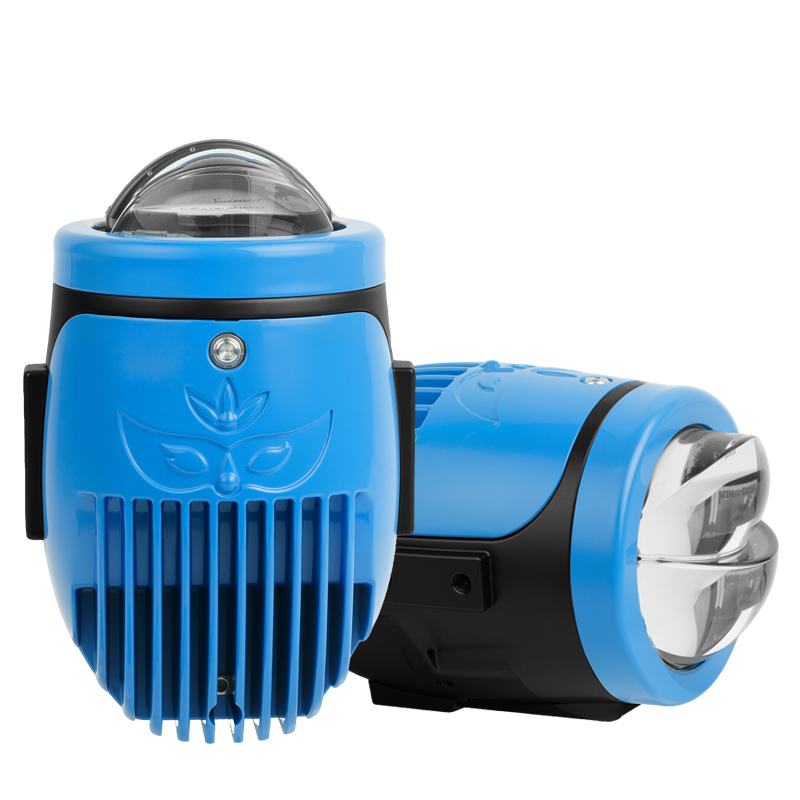 Aplikasi Remote Kontrol Berkualitas Tinggi Baru 2-Inch Dual Beam Projector Lensa LED Fog Light