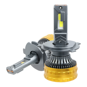 Kustomisasi Bohlam Lampu Depan LED Mobil 200W Super Terang 12V 24V 6000K Lampu Mobil Led Tabung Tembaga Ganda Bohlam Lampu Depan Otomatis