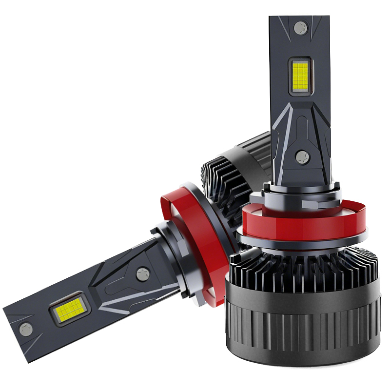 OEM ODM 130W 13000LM Tabung Tembaga Tunggal 6000K Bohlam Lampu Depan Mobil Universal Lampu Depan Led Otomatis