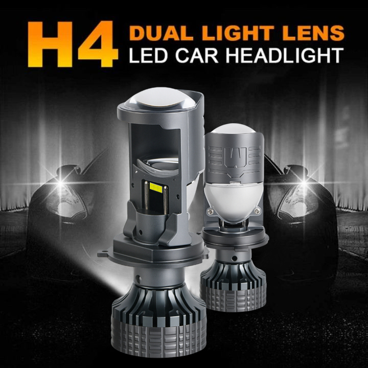  Seri T90S | 12V High/Low Balok Mini HD Bi-LED Projector Lensa LED Headlight Bohl