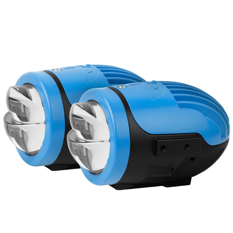 Aplikasi Remote Kontrol Berkualitas Tinggi Baru 2-Inch Dual Beam Projector Lensa LED Fog Light