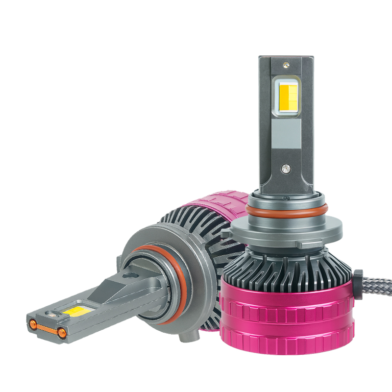 Harga Grosir Bohlam Lampu Mobil LED Tabung Tembaga Ganda 3 Warna 120W 13000LM Canbus 12V Lampu Depan Led Otomatis