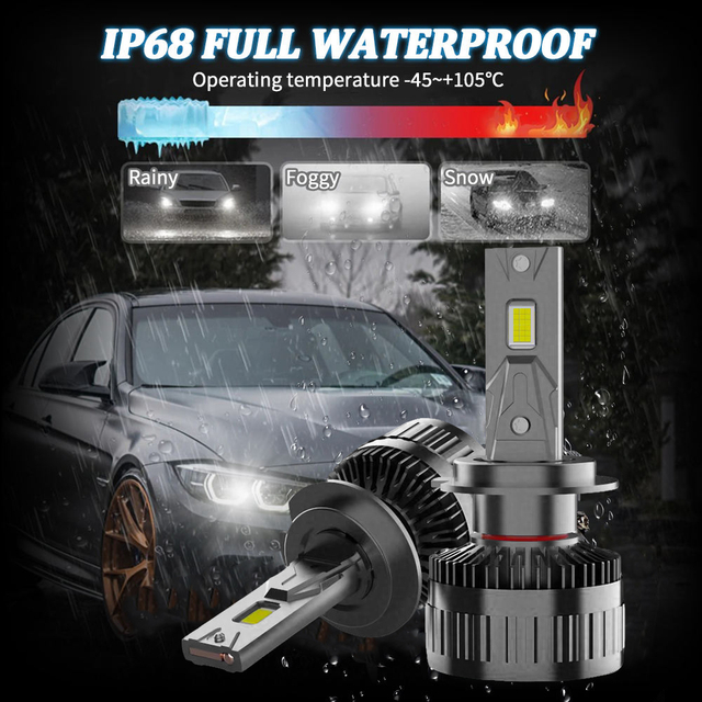 Bohlam Lampu Led Otomatis Tabung Tembaga Tunggal 130W 13000LM 12V H1 H4 H7 H11 9005 9006 Lampu Depan Led untuk Mobil