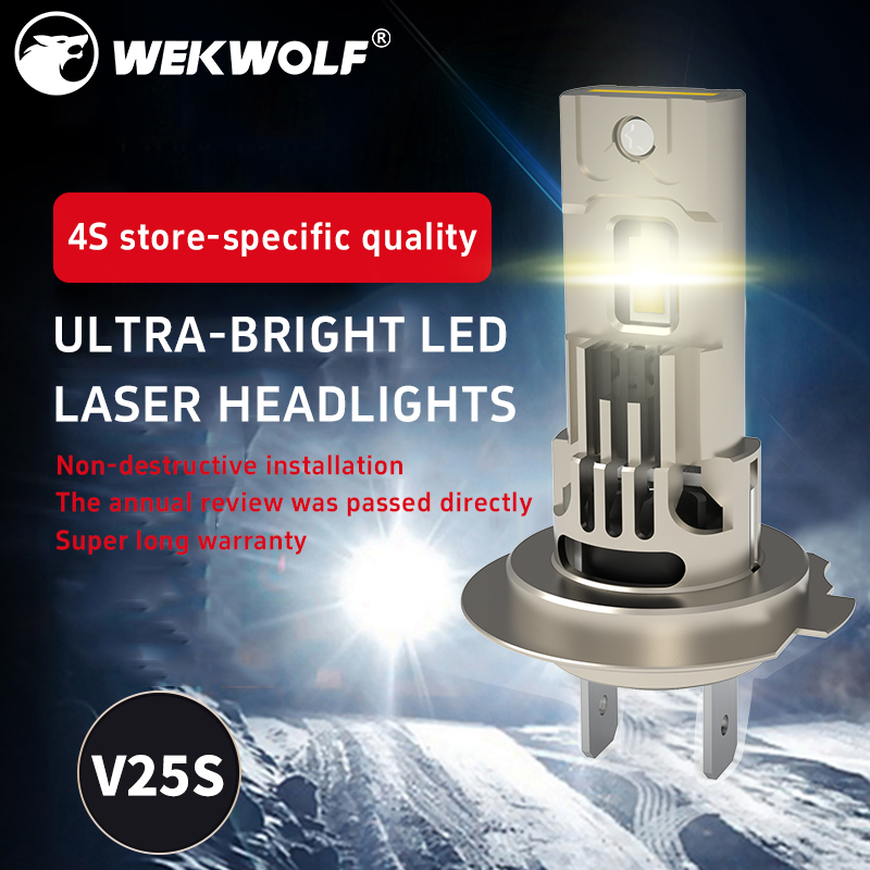 1: 1 Ukuran 70W 7000lm plug dan mainkan non-polaritas all-in-one LED Headlight Bohl H7 H7