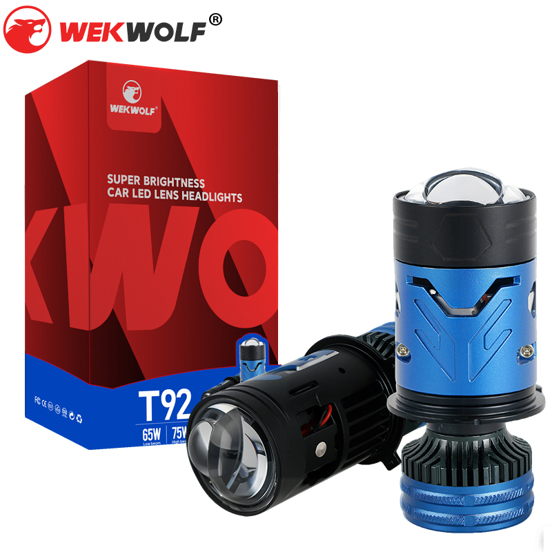 Seri T92 | Desain Baru Solenoid Valve H4 Projector Lensa LED Headlight Blubs Untuk Mobil