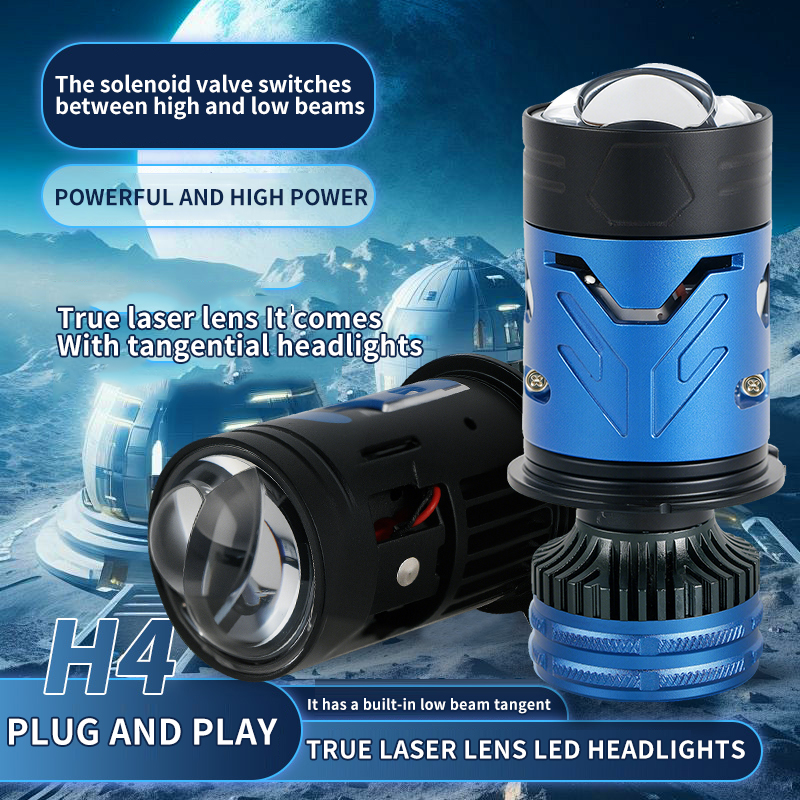 Seri T92 | Desain Baru Solenoid Valve H4 Projector Lensa LED Headlight Blubs Untuk Mobil