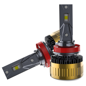 H1 H9 H8 LED Headlight Bulbs dengan Canbus Error Gratis 130W 13000lm lebih cerah