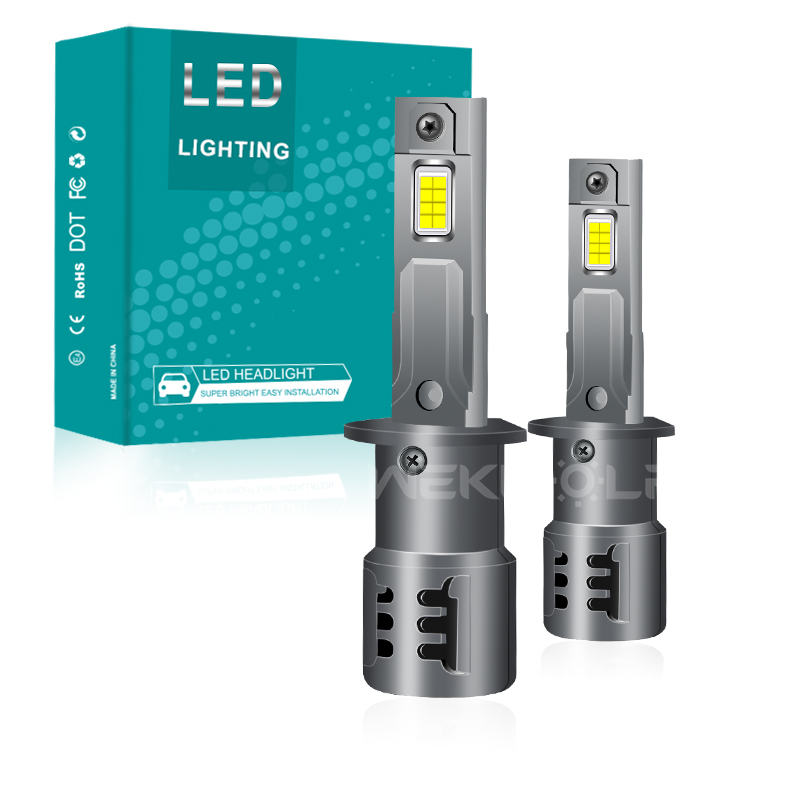 Harga Pabrik 1:1 Desain Plug and Play Nirkabel 48W 12V Led Lampu Depan Mobil dengan Kipas Pendingin 