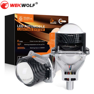 Seri T11 | 3,0 inci daya tinggi 110W/156W cangkir ganda Lensa Proyektor Lensa Lampu LED dengan Balok Hi/Lo