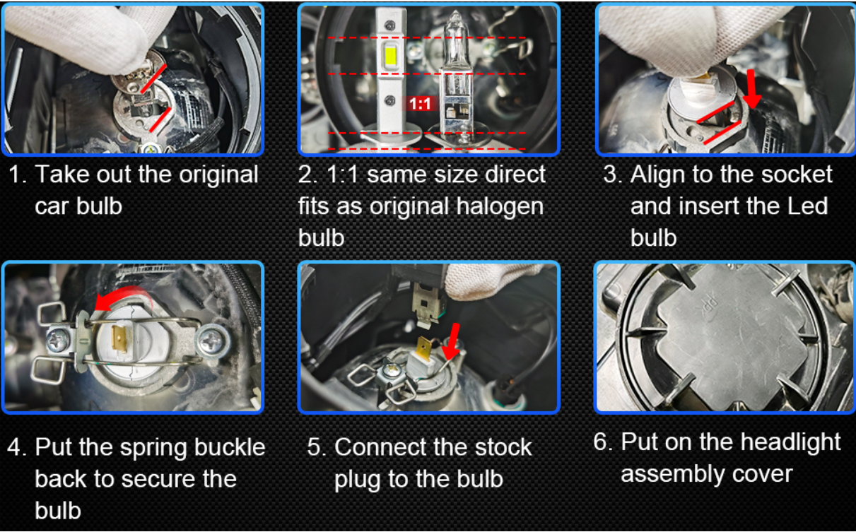 cara memasang lampu LED mobil