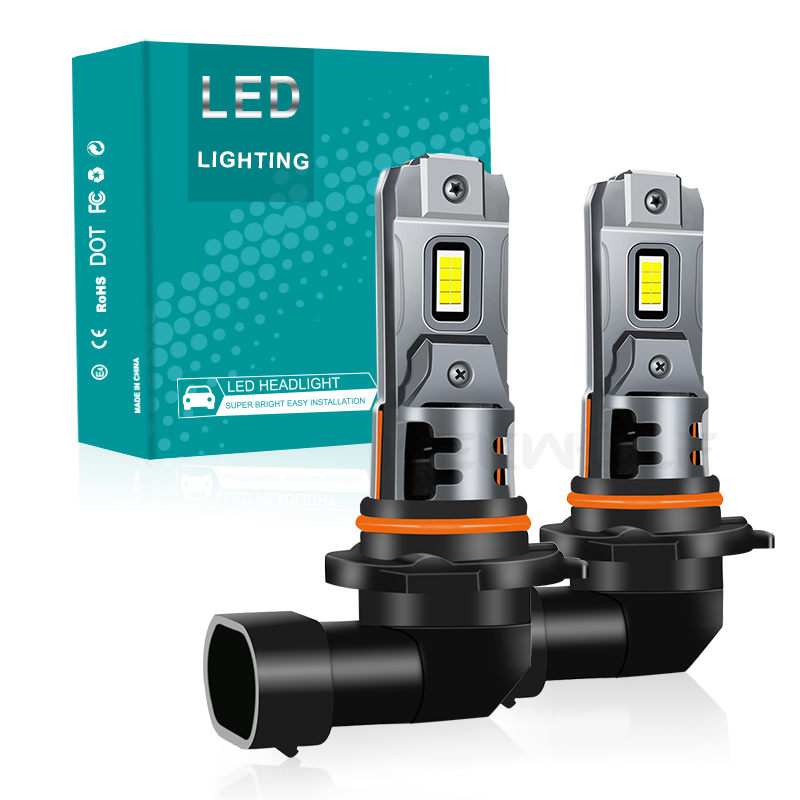 Bohlam Lampu Depan LED Driver Linier 12V Nirkabel Super Terang Ukuran Mini Rasio 1:1 untuk Mobil