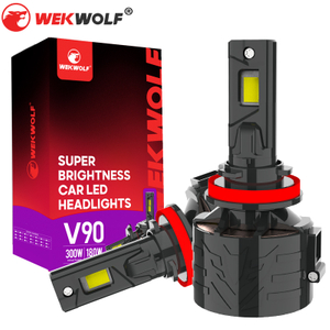 240W 25000lm Tiga Tabung Tabung Tabung Zinc LED LED Headlight For Car