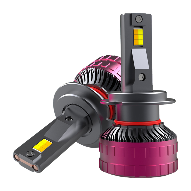 Seri V33 | 120W 13000lm 8000K 6000K 3000K Tri-Color LED Headlight For Car