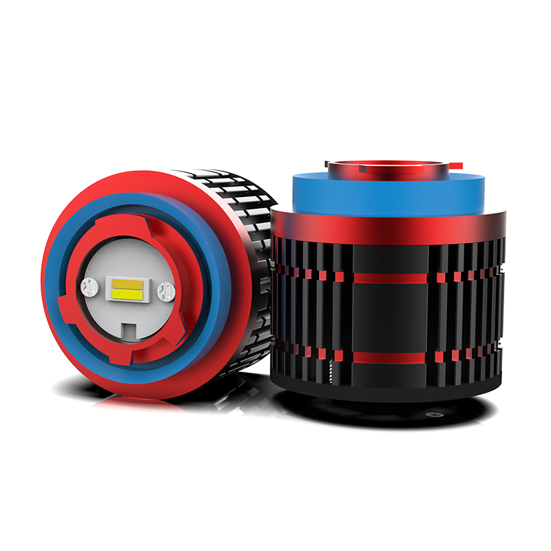 Bohlam Lampu Kabut LED Super Terang Dual Amber Putih 24W 3000LM Sakelar Warna Plug And Play Lampu Kabut Depan Mini untuk Toyota