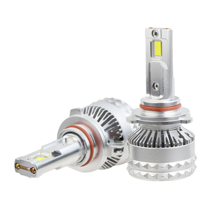 OEM/ODM Bohlam Lampu Depan LED 12000LM Daya Tinggi Tabung Tembaga Ganda 200W Bohlam Lampu Mobil Canbus Plug & Play