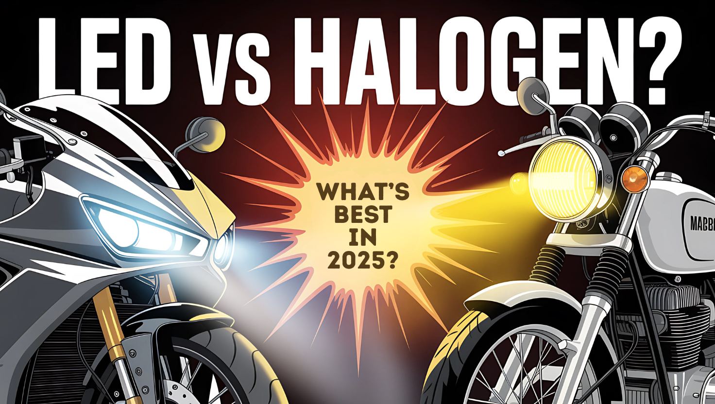 Lampu LED untuk sepeda vs halogen: mana yang harus Anda pilih?