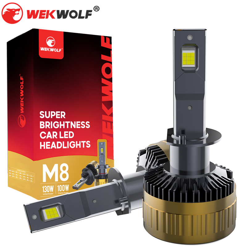 H1 LED Headlight Bohl 130W 13000lm 6500k Cool White