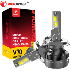 Seri V70 | 280W 29000lm 12 Volt H4 High/Low Balok LED LED Headlight untuk Mobil