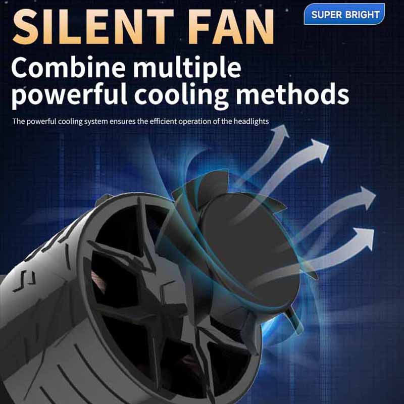 Seri V90 | Bohlam Lampu Depan LED Mobil 240W 24000LM Daya Tinggi Tahan Air H7