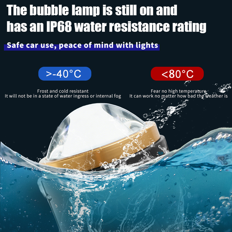 OEM/ODM 3 Inci Aplikasi AI Pintar Kontrol Lensa Proyektor Tiga Warna Lampu Kabut Sinar Rendah Tinggi Tahan Air Lampu Kabut LED Laser Langsung Ganda