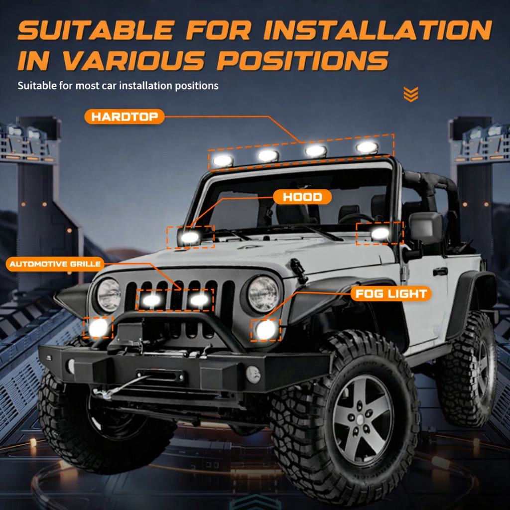 Lampu Kisi Mobil Proyektor Led Bi 3 Lensa 85W, Lampu Sorot Tinggi Rendah, Lampu Kisi Depan Pendingin Kipas Ganda, Lampu Tambahan untuk Truk Kendaraan Off-Road SUV