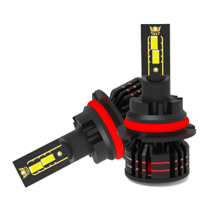 Lampu Depan LED Otomatis Universal Kustom 56W 12V Bohlam Lampu Depan LED Mobil Super Terang 9007