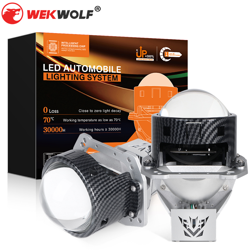 Seri T10 | Garis Cut Flat Super Bright 24V 3 Inch 104W Balok Terendah 136W Balok Tinggi Tinggi Power BI Projector Lensa Lampu LED Lampu