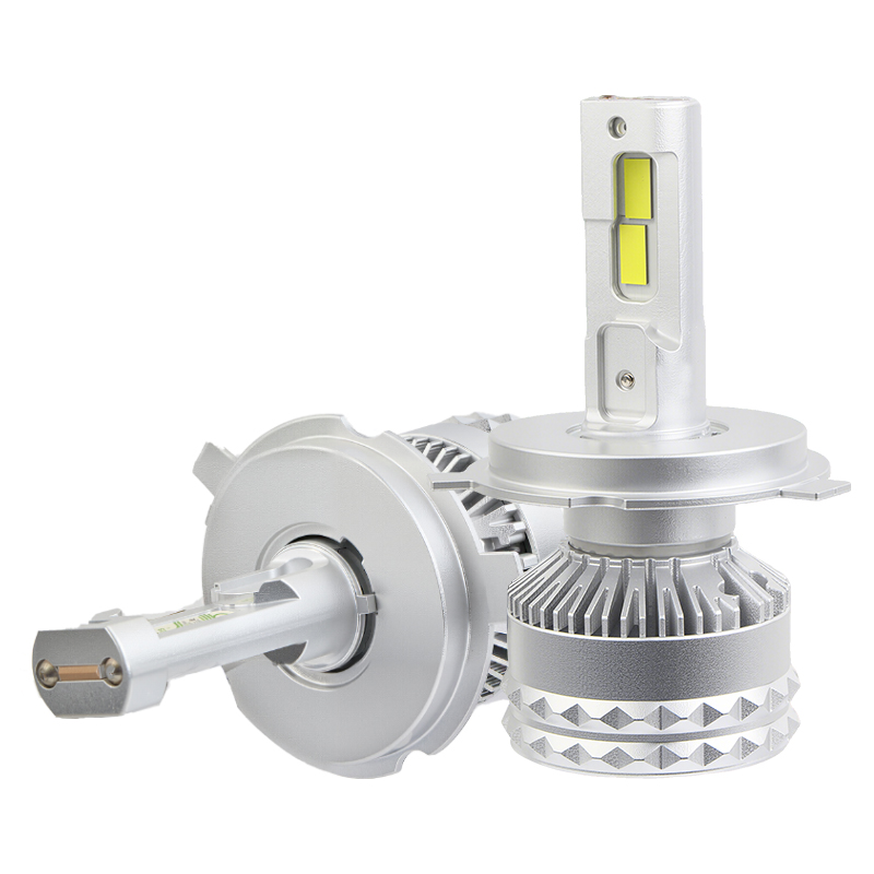 Bohlam Lampu Depan LED Ultra Terang Ditingkatkan 200W 12000LM Bohlam Pencahayaan Terang 6000K Putih Dingin IP68 Bohlam Lampu Depan Universal Mobil Tahan Air